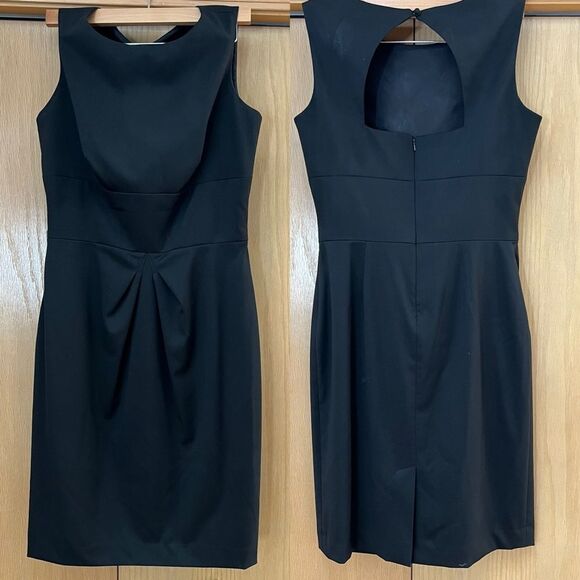 Brooks Brothers Dresses & Skirts - Brooks Brothers Designer Black Back Cut Out Pleated Casual Dress Size 6